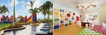 Hyatt Ziva Rose Hall, Pool, KidZ Club Outdoor Playground and Indoor Play Area