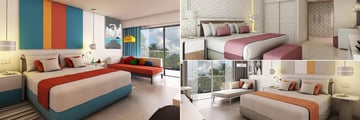 Standard Room, Elite Suite and Family Room at Iberostar Bella Vista