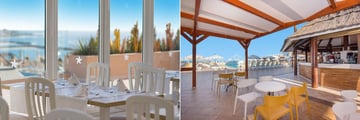 Main restaurant and Barbacoa Snack Bar at Iberostar Bouganville Playa