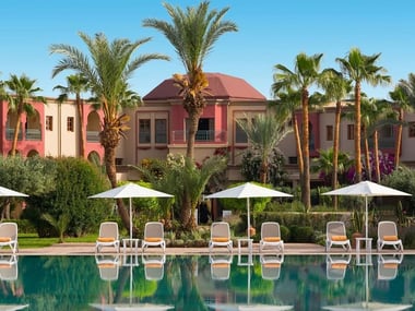 The pool at Iberostar Club Palmeraie Marrakech