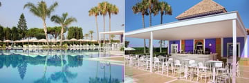 The pool and pool bar at Iberostar Malaga Playa