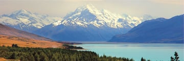 The iconic Mount Cook, New Zealand