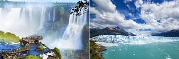 Iguazu Falls & Perito Moreno Glacier, Argentina