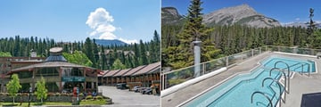 Inns of Banff, Exterior and Pool