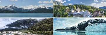 Inside Passage, Ketchikan, Juneau & Glacier Bay Cruise Destinations
