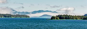 Beautiful scenery of the Inside Passage
