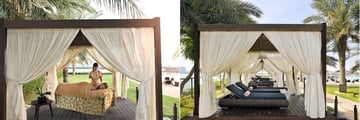 InterContinental Abu Dhabi massages and beach cabanas
