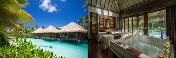 Intercontinental Bora Bora Resort Thalasso Spa, Spa by Clarins Exterior and Treatment Room