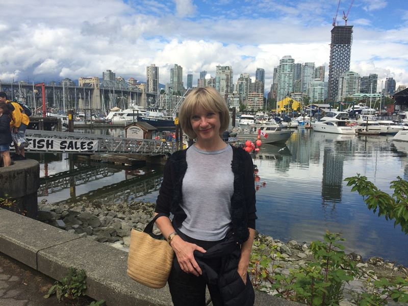 Jane Horrocks visiting Vancouver