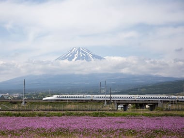 The bullet train in Japan