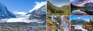 Athabasca Glacier & Stunning scenery in Jasper