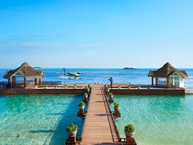 Jetty to Ellaidhoo Maldives by Cinnamon 