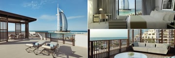 Jumeirah Al Naseem, Madinat Jumeirah, Ocean Suite Balcony, Ocean Suite View and Family Suite Balcony