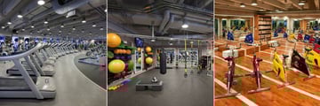 Jumeirah Emirates Towers, Talise Fitness Cardio Area, Functional Training Zone and Group Exercise Studio