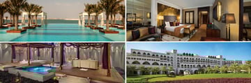 Jumerirah Zabeel Saray; Infinity pool, Deluxe Family Room, Hotel exterior, Talise Treatment Room   