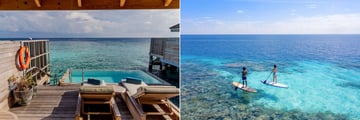 Ocean Pool Villa and paddle boarding at Kagi