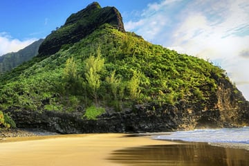 Kalalau trail in Kauai