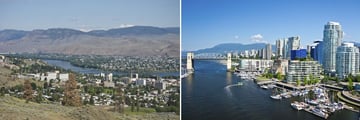 Kamloops & Vancouver Skyline