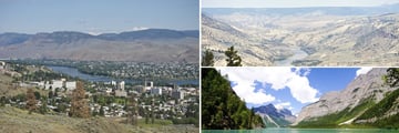 Kamloops, Fraser Canyon & Mount Robson landscapes