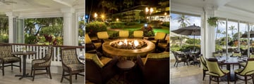 Shutters Lounge, Beach Fire Pit and Naupaka Terrace at Kauai Beach Resort 