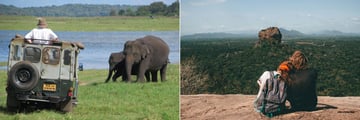 kaudukka safari and sigiriya rock, sri lanka