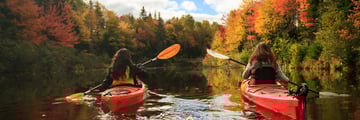 Kayaking along Prince Edward Island