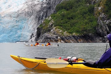 Kayaking in Blackstone Bay, Alaska