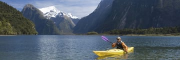 Kayaking in Milford Sound