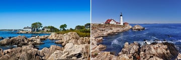 Kennebunkport & Portland coastlines