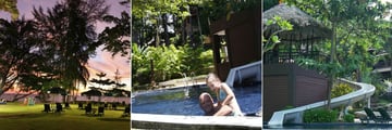 Khao Lak Merlin Resort, Lawn and Children's Play Area, Children's Pool and Waterslide 