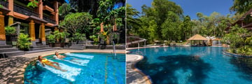 Khaolak Merlin Resort - Jacuzzi Pool and Waterfall Pool 