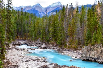 Kicking horse river, Yoho National Park, Kootenay Rockies