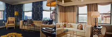 Kimpton Hotel Monaco Philadelphia, Corner One Bedroom Suite and Majestic Suite