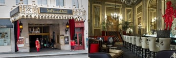 The entrance and lobby bar at Kimpton Sir Francis Drake