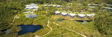 Aerial View of Kingfisher Bay Resort - K'Gari