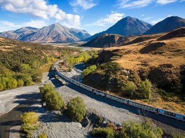 The TranzAlpine train journey