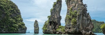 Limestone cliffs in Koh Yao