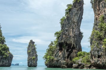 Limestone cliffs in Koh Yao