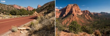 The Kolob Canyons in Zion