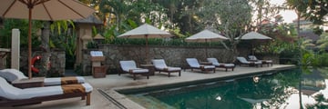 The Main Pool at Komaneka Ubud Monkey Forest