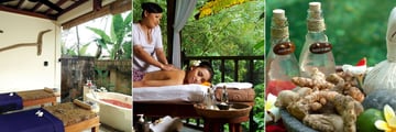 Spa Treatment Room, Massage and Products at Komaneka Ubud Monkey Forest