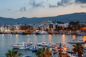 Kos at dusk