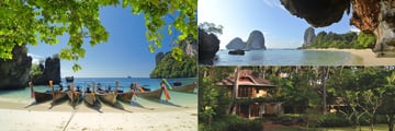 Beach Cove, Railay Beach & Rayavadee Villa, Krabi