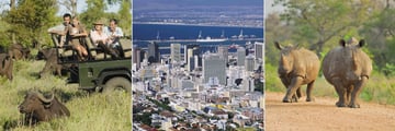 Kruger National Park Safari & Cape Town cityscape