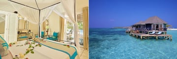 Bonthi Beach Bungalow and Sangu Water Villas at Kuredu Island Resort & Spa