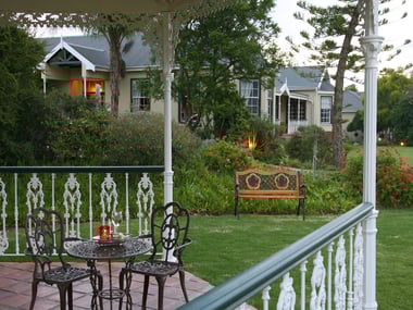 La Plume Guesthouse gardens