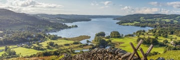 Lake Windmere in the Lake District, UK