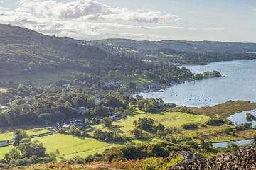 Lake Windmere in the Lake District, UK