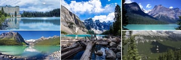 The gorgeous Lakes and Sights in Lake Louise & Banff
