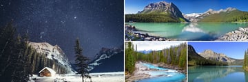 Scenery in Lake Louise & Yoho National Park